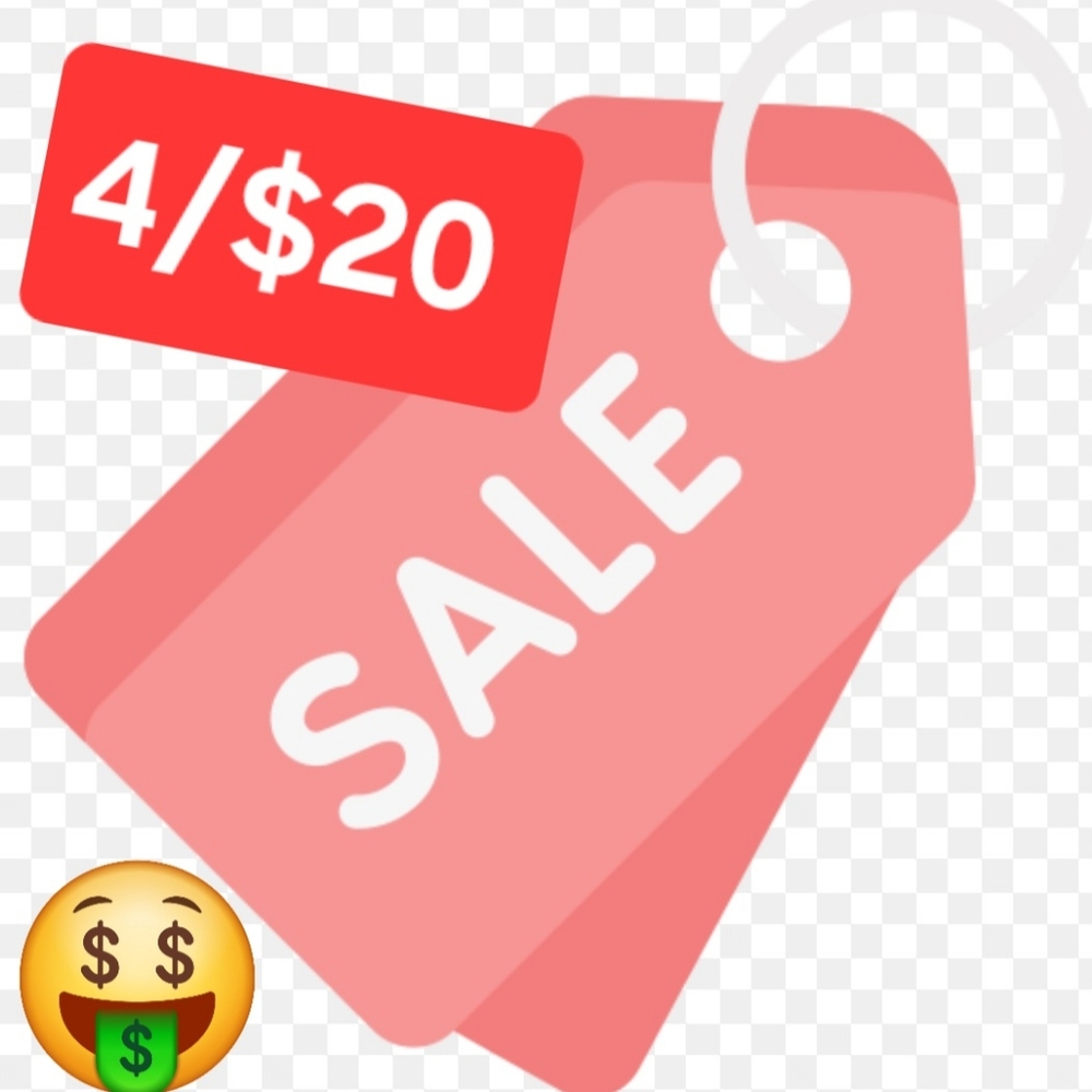 🔥4/$20 When You Bundle With Other Marked Items.Taking Offers On All Other Items